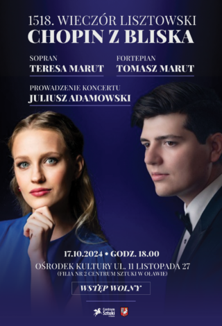 plakat koncertu - Chopin z bliska