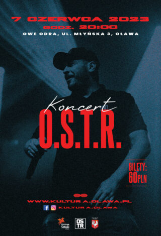 plakat koncert - o.s.t.r.