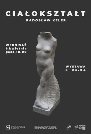 Plakat wernisażu Ciałokształt