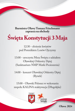 plakat - święta konstytucja trzeciego maja