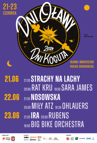 plakat dni oławy - dni koguta 2024