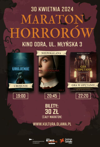 plakat maraton horrorów