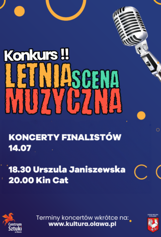plakat letnia Scena Muzyczna