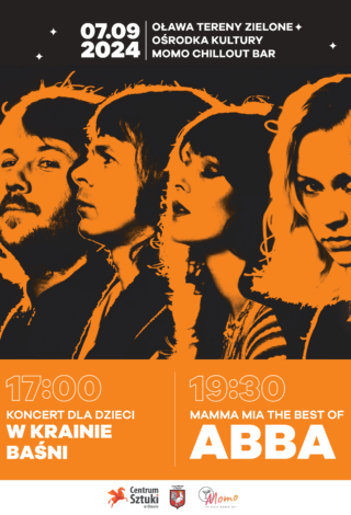 plakat koncertu - mama mia, the best of abba