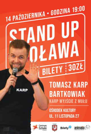 plakat - stand-up - Tomasz Karp Bartkowiak