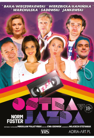 plakat spektaklu - Łatwo nie będzie